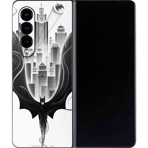 DC Comics Batman City Scape Cover Art Galaxy Z Fold4 5G Skin